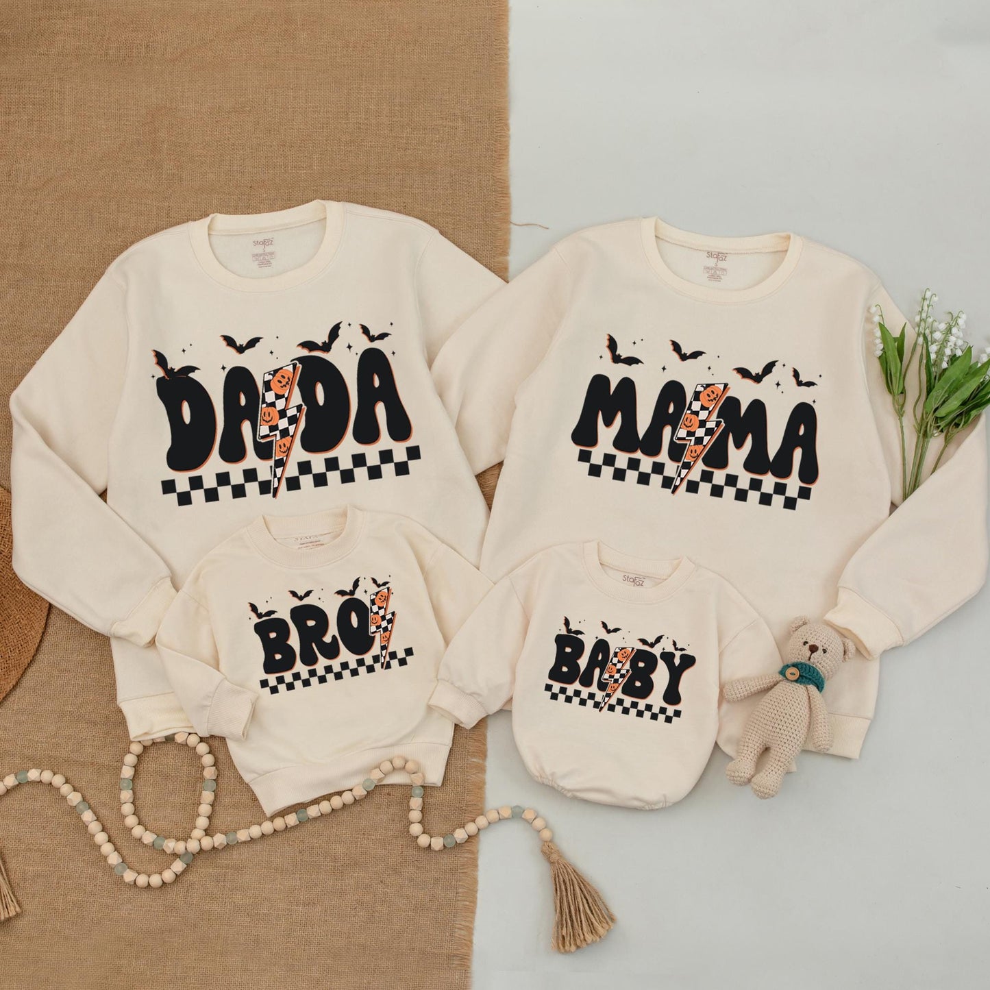 Matching Family Halloween Tops: Mommy & Me, Baby & Kids Styles