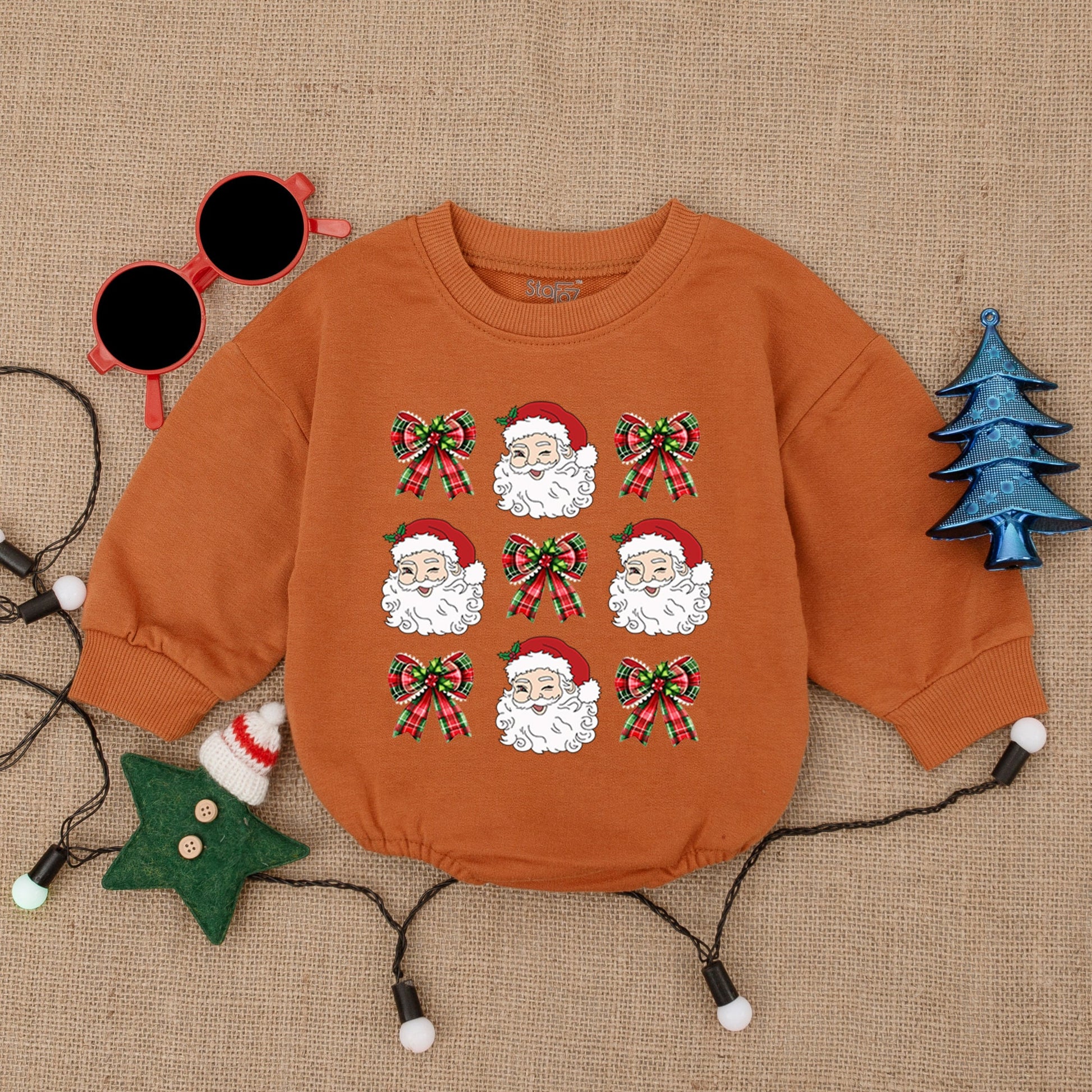 Festive Baby Bodysuit & Santa Romper – Perfect Christmas Gift