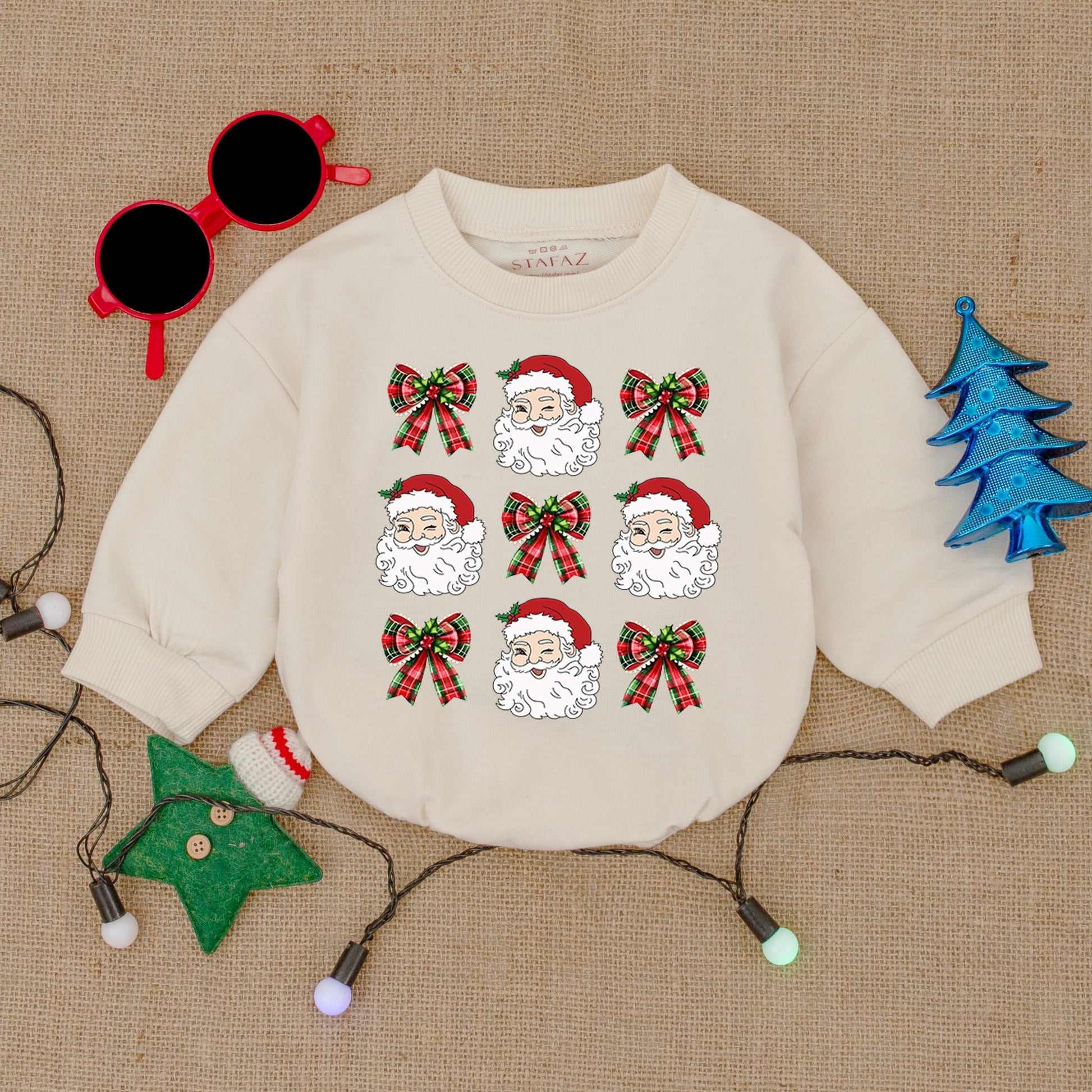 Festive Baby Bodysuit & Santa Romper – Perfect Christmas Gift