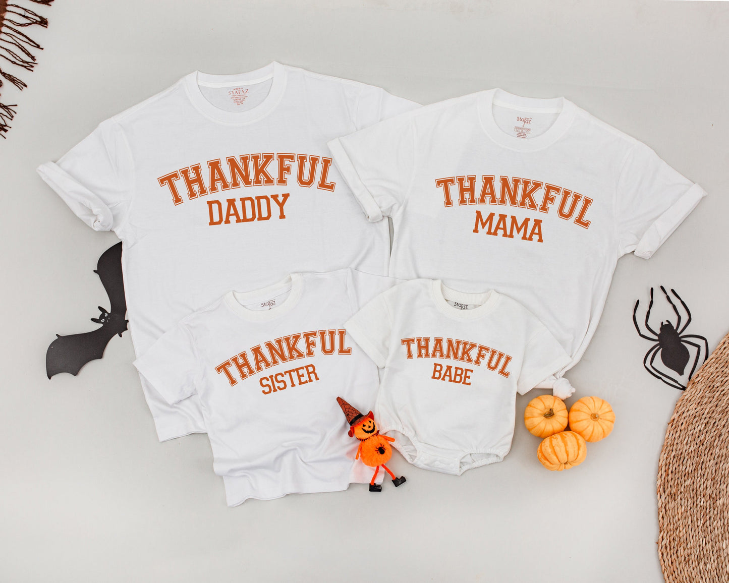 Matching Thanksgiving Shirts for Family, Personalized Fall Outfits