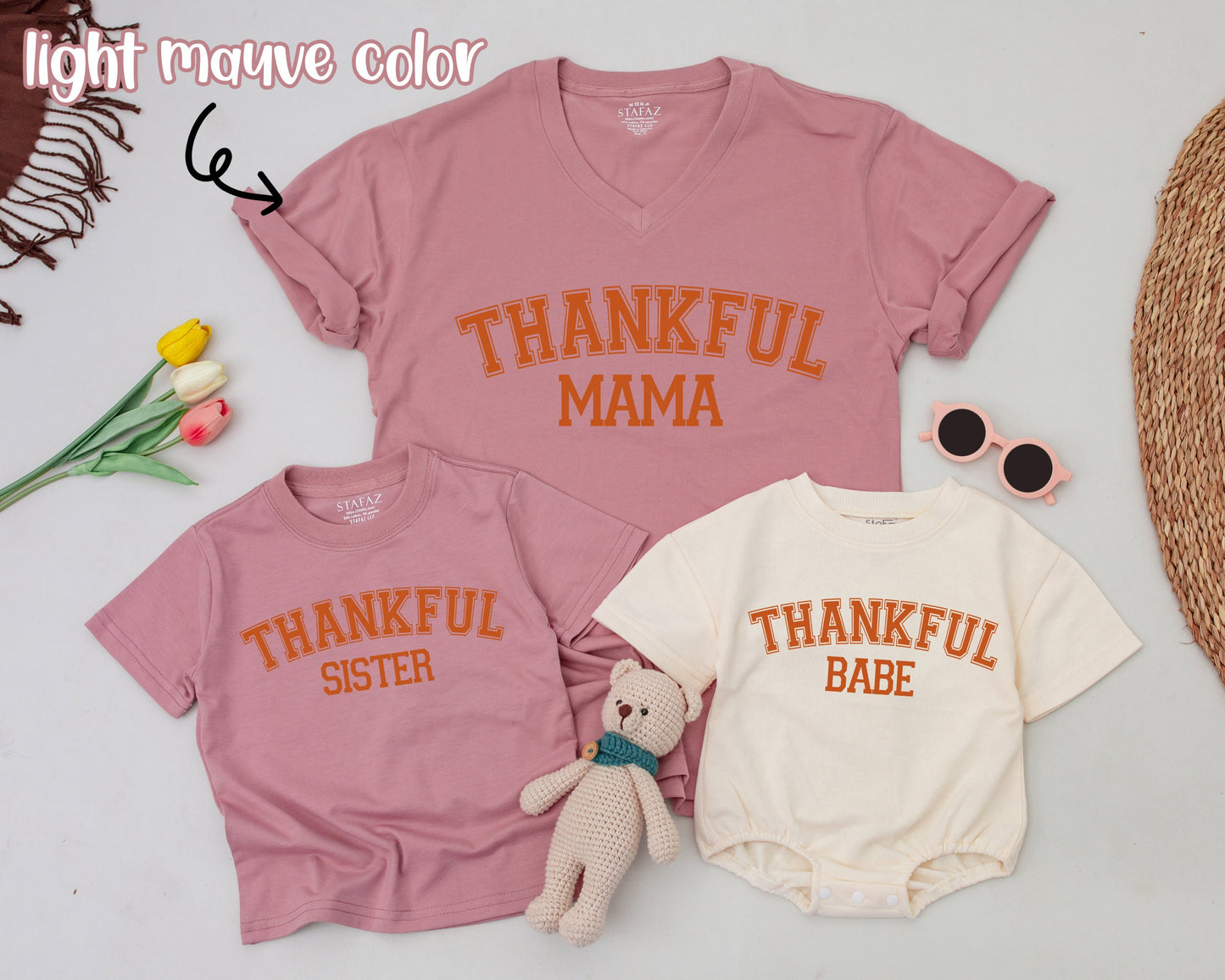 Matching Thanksgiving Shirts for Family, Personalized Fall Outfits