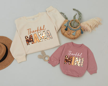 Matching Family Thanksgiving Outfits - Retro Fall Pumpkin Spice Set