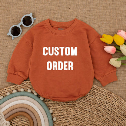 Personalized Newborn Romper, Custom Baby Bodysuit, Unique Baby Gift