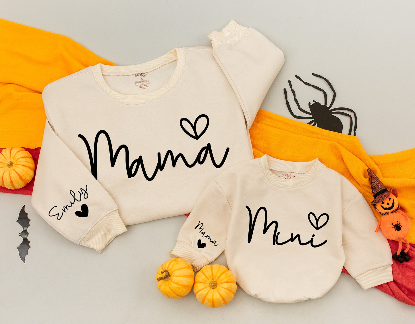 Matching Mom and Baby Sweatshirt Set, Christmas Family Outfit Gift