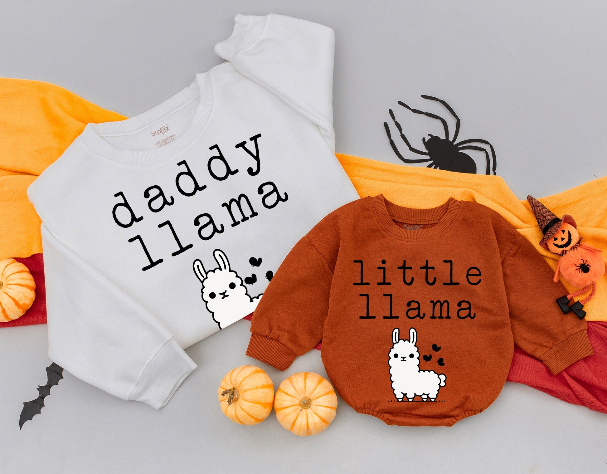 Matching Llama Sweatshirts for Family - Baby Shower Gifts & Outfits