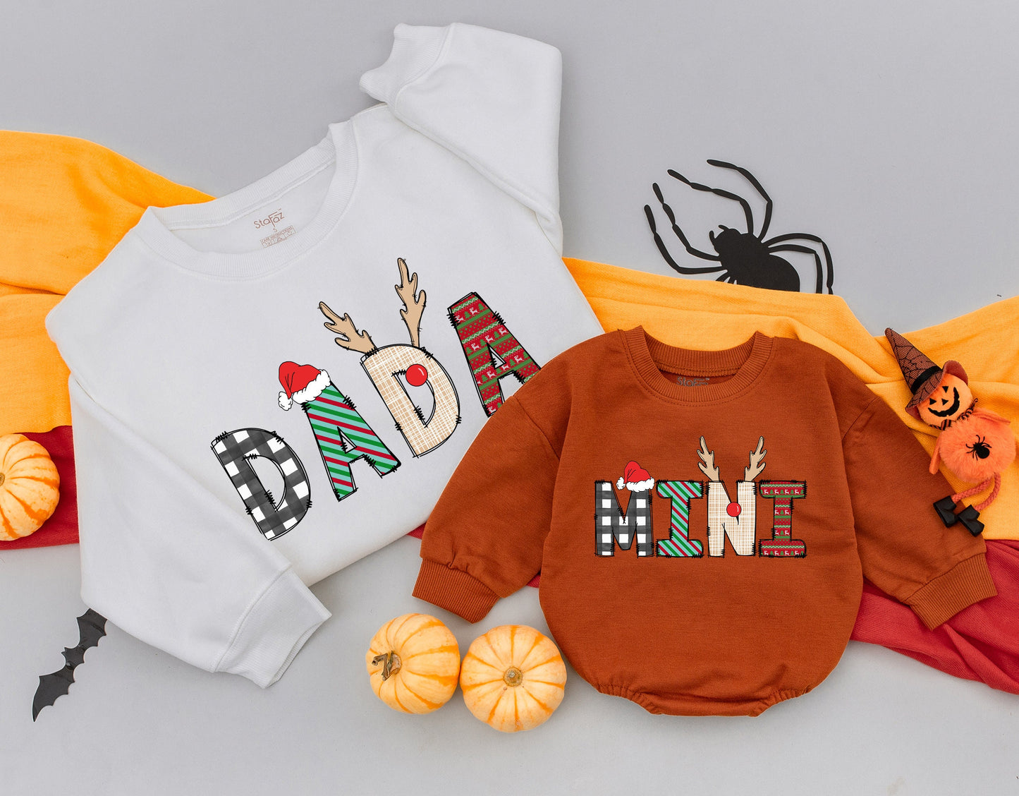 Mama & Mini Sweatshirt, Dada & Baby Matching Shirt, Xmas Family Outfit