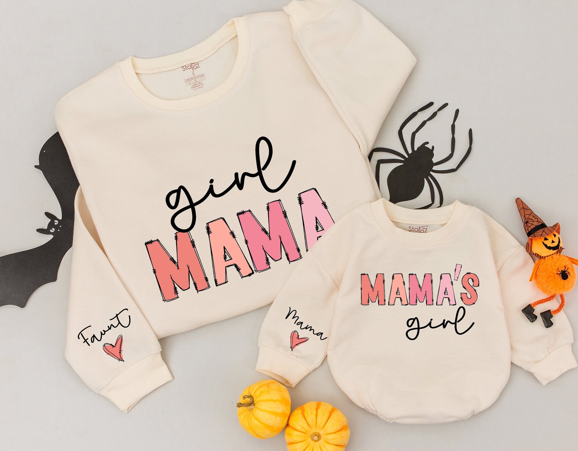 Matching Mama and Mini Sweatshirt Gift Set for Her and Baby