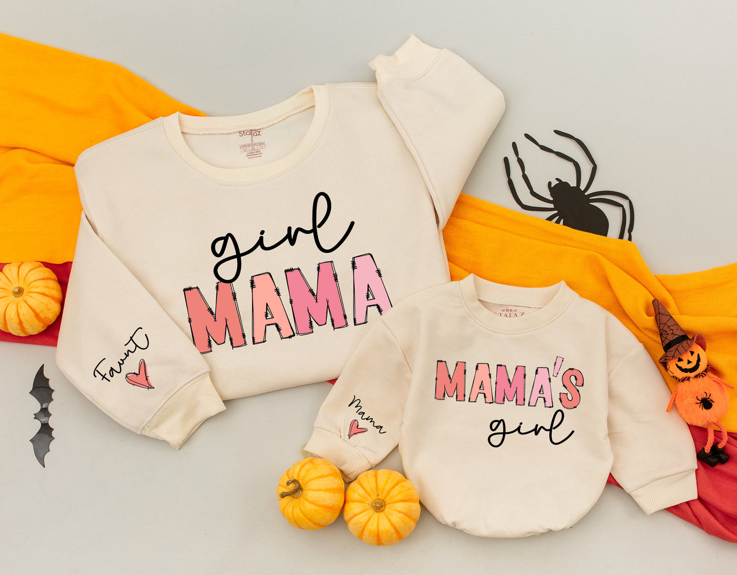 Matching Mama and Mini Sweatshirt Gift Set for Her and Baby