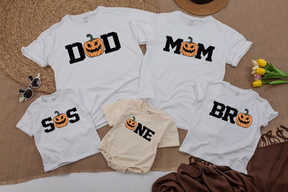 Matching Pumpkin Family Shirts - Halloween & Fall Outfits for All