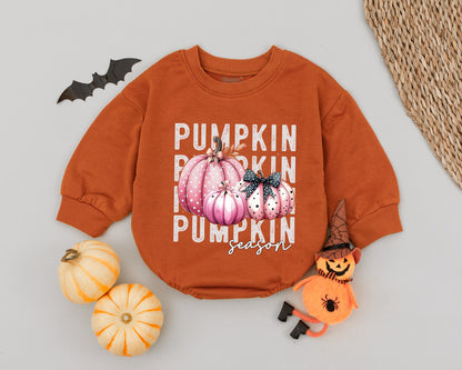 Adorable Fall Pumpkin Baby Romper - Newborn Autumn Clothes Gift