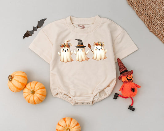 Vintage Boo Baby Halloween Outfit, Spooky First Costume Gift