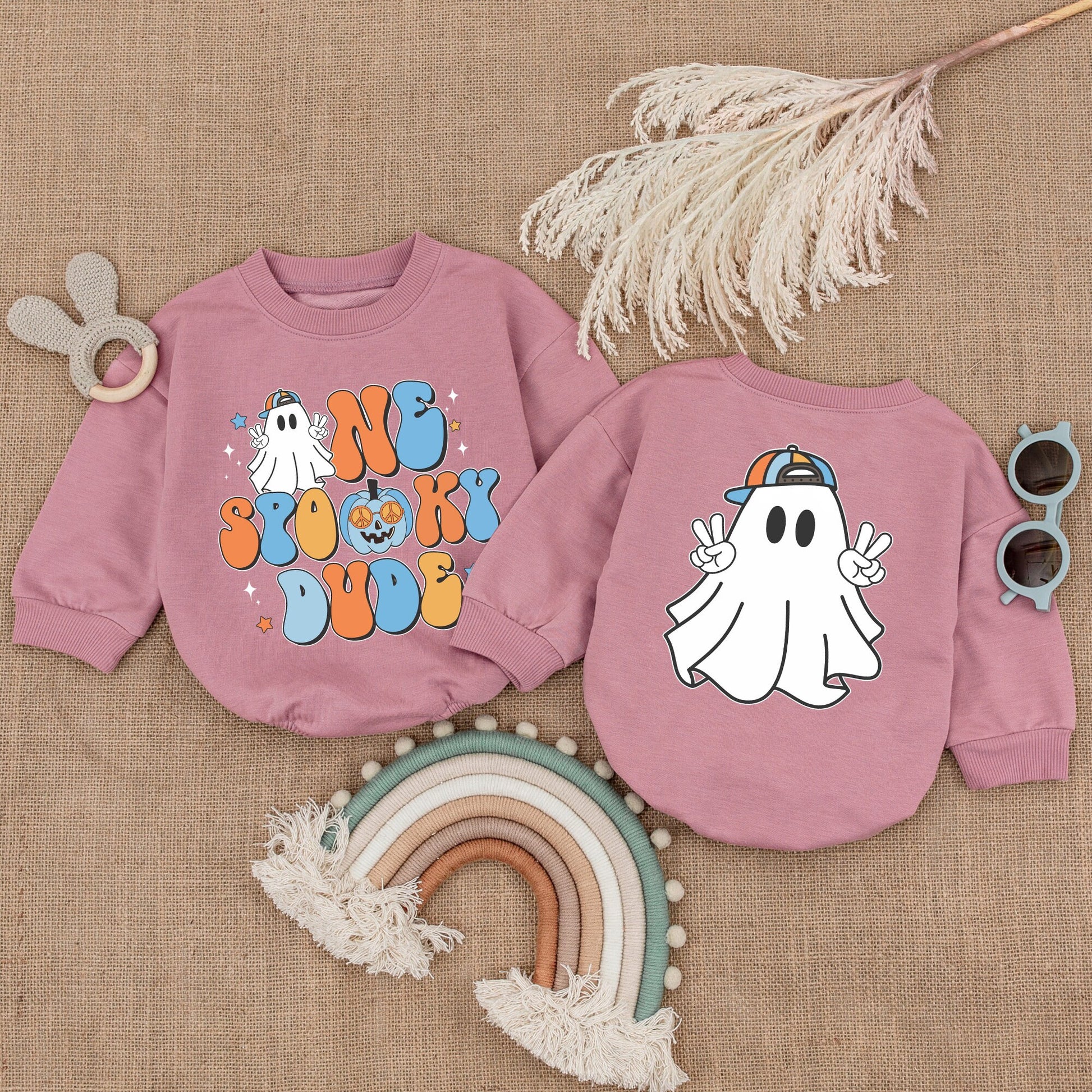 Spooky 1st Halloween Bubble Romper: Unisex Baby Costume Outfit