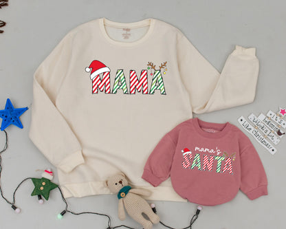 Mama & Mini Vintage Sweatshirts – Matching Christmas Family Outfits