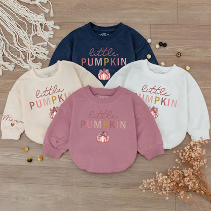 Pumpkin Baby Outfit: Personalized Bodysuit & Matching Family Apparel