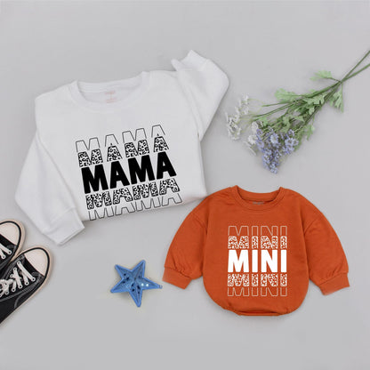 Mama and Mini Matching Sweatshirt Set | Family Outfits & Baby Gifts