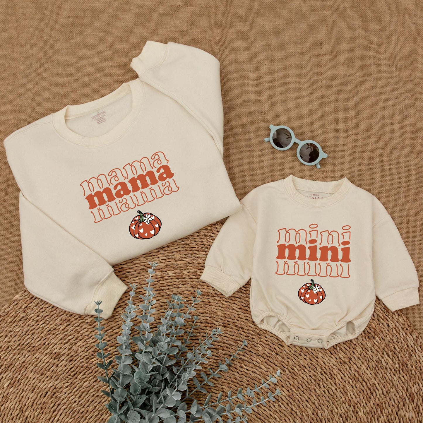 Matching Mama & Mini Pumpkin Sweaters - Cute Fall Family Outfit