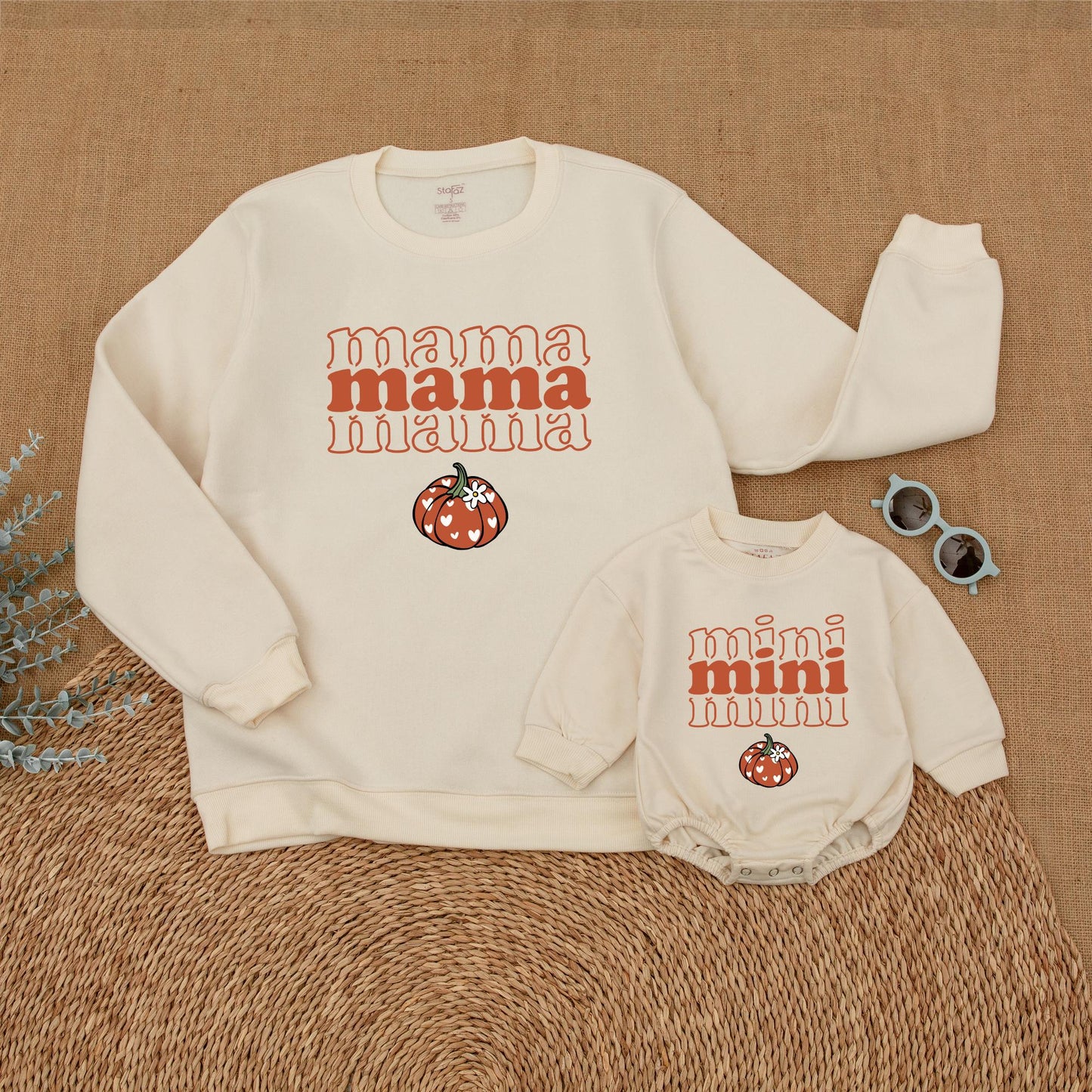 Matching Mama & Mini Pumpkin Sweaters - Cute Fall Family Outfit