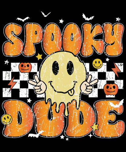 Spooky Dude Halloween Romper Retro Checkered Outfit Funny Smiley Face Baby Boy Costume First Halloween Playful Bodysuit Vintage Fall Clothes 137