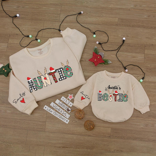 Matching Family Holiday Romper & Tee – Cute Festive Baby Clothing