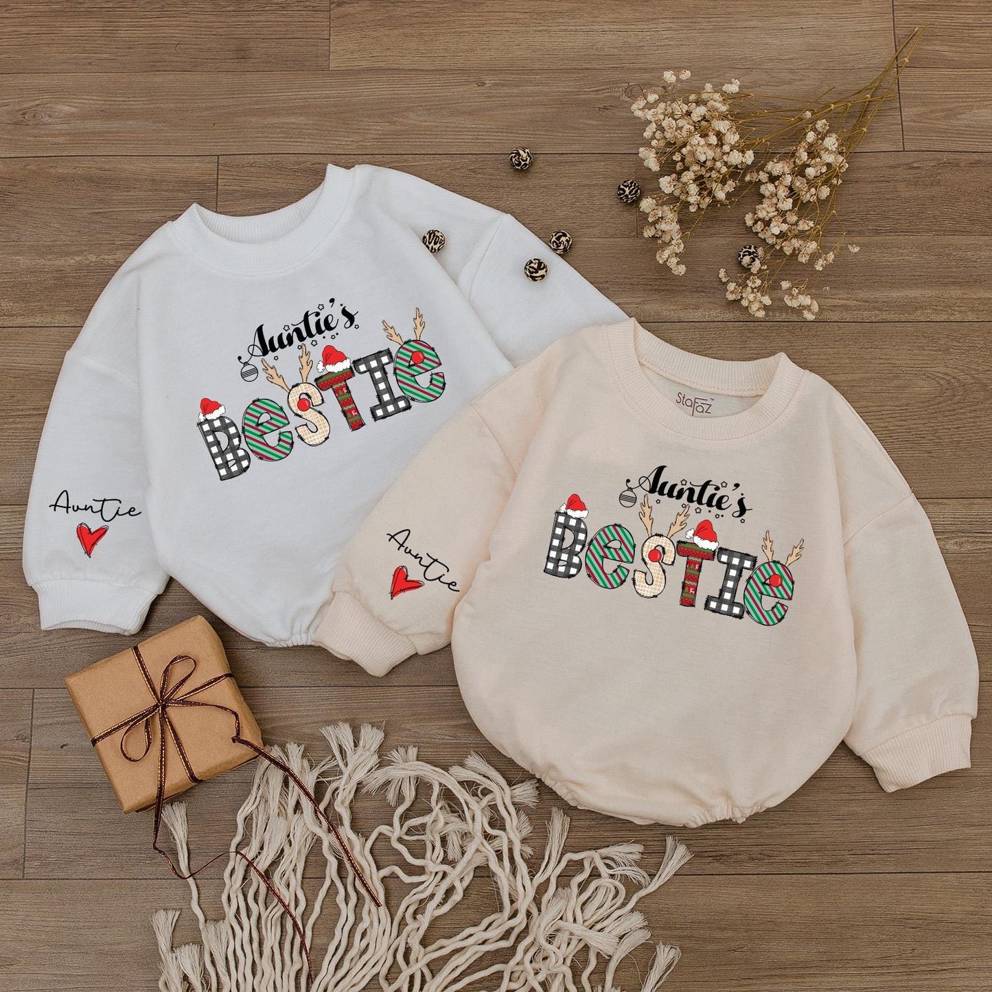 Matching Family Holiday Romper & Tee – Cute Festive Baby Clothing