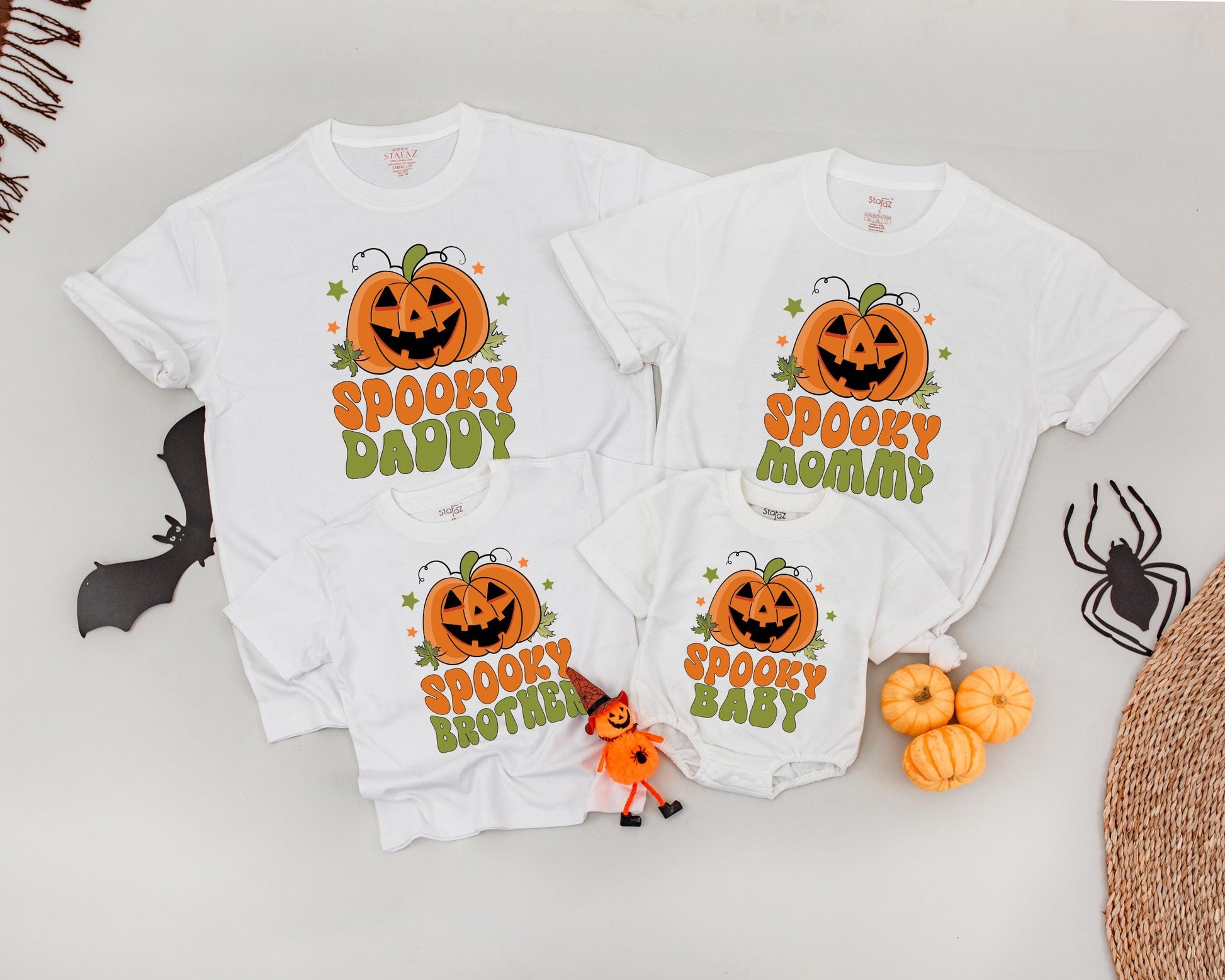 Matching Retro Halloween Family Shirts | Custom Spooky Outfits