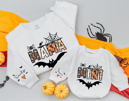 Matching Halloween Sweatshirts: Mama, Mini & Family Outfits