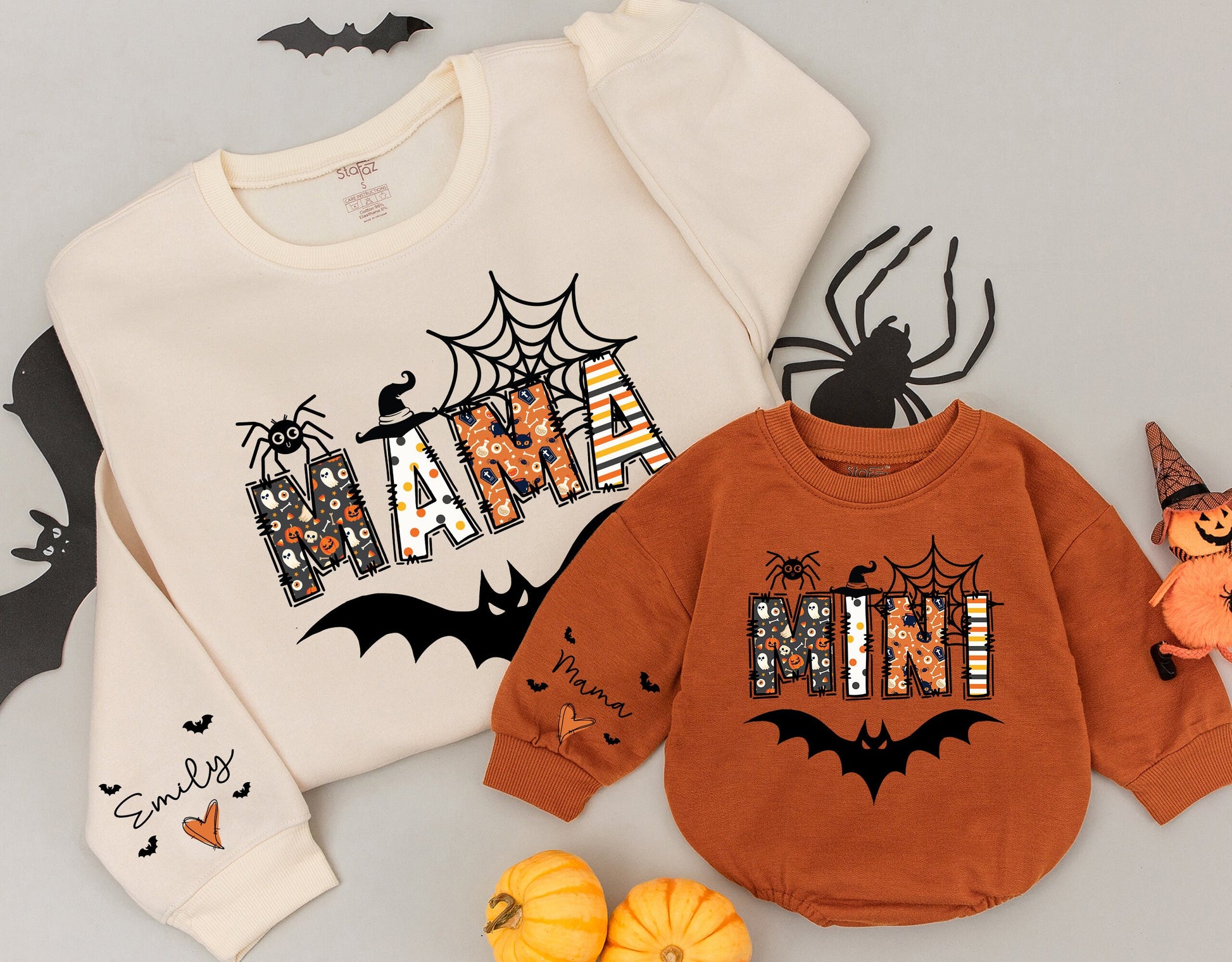 Matching Halloween Sweatshirts: Mama, Mini & Family Outfits