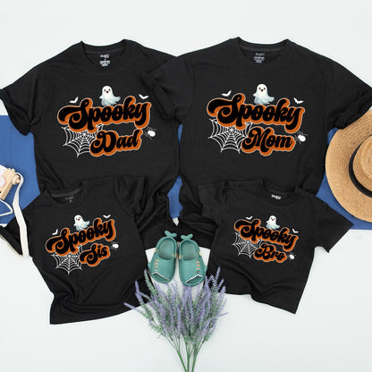 Spooky Family Halloween Shirts: Matching Retro 1st Birthday Outfits  