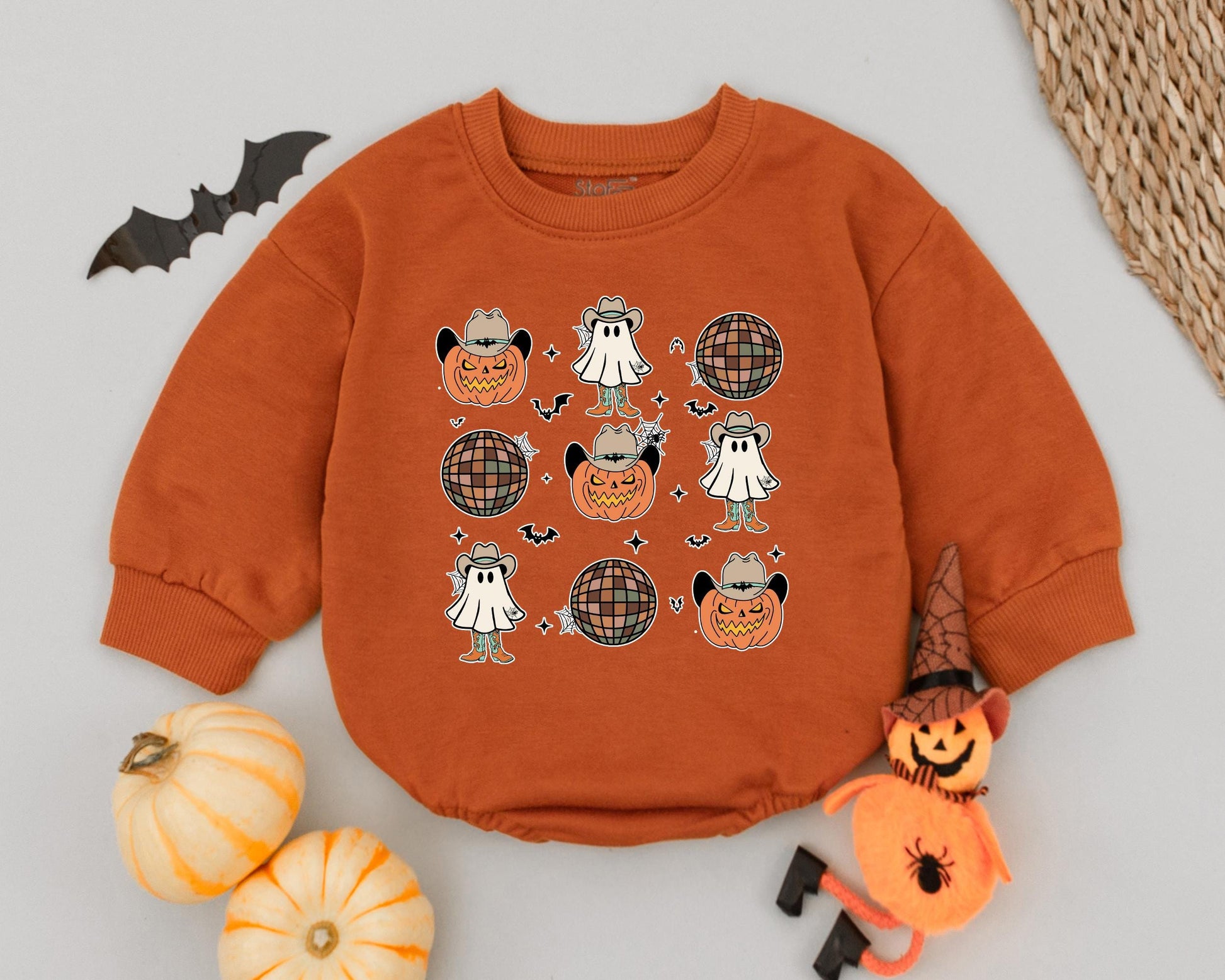 Western Toddler Romper Costume - Fall Baby Clothes & Pumpkin Gift