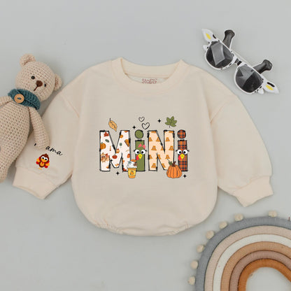 Mama and Mini Matching Sweatshirts, Retro Thanksgiving Family Outfits