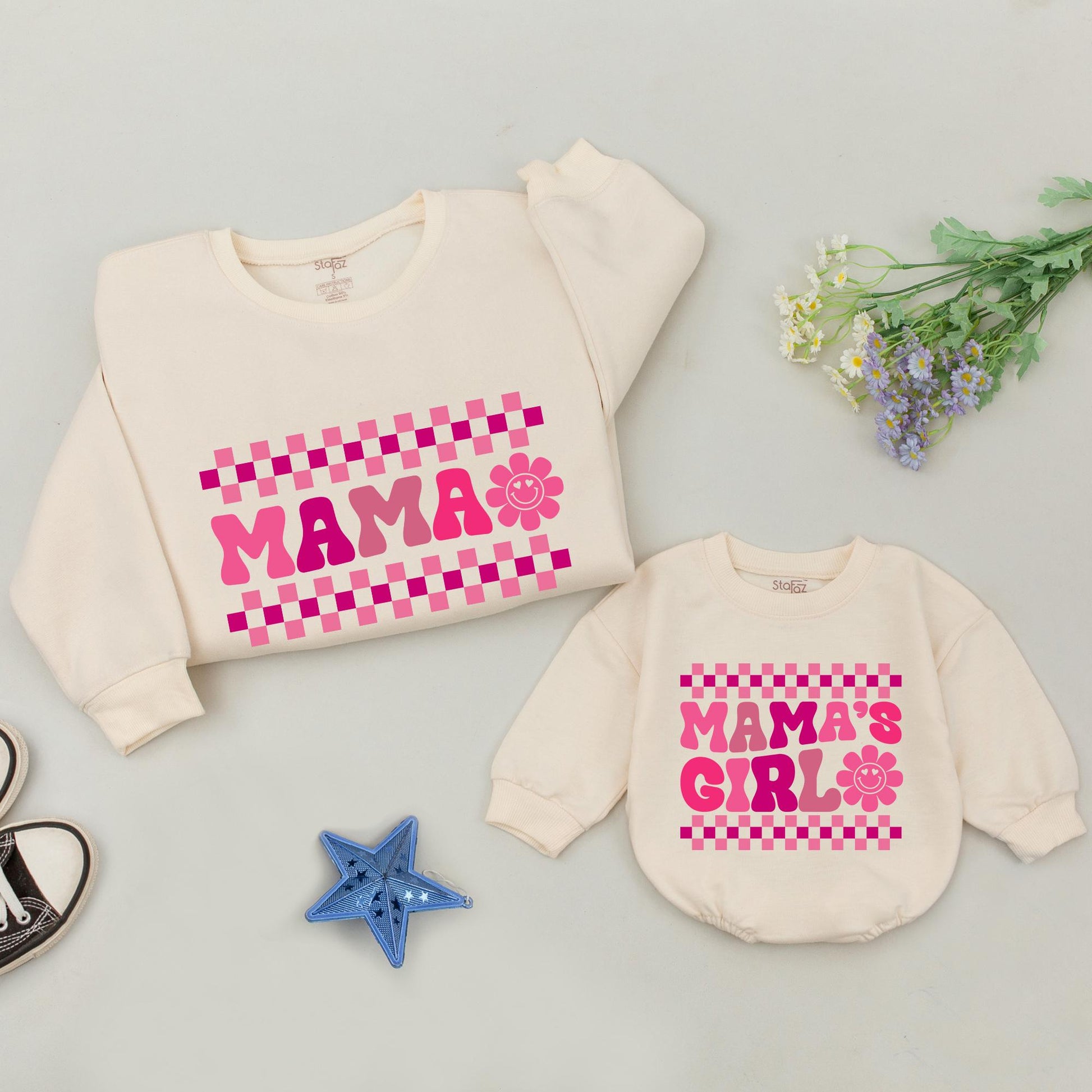 Mama & Mini Matching Sweatshirts - Mommy and Me Outfits, Family Shirts