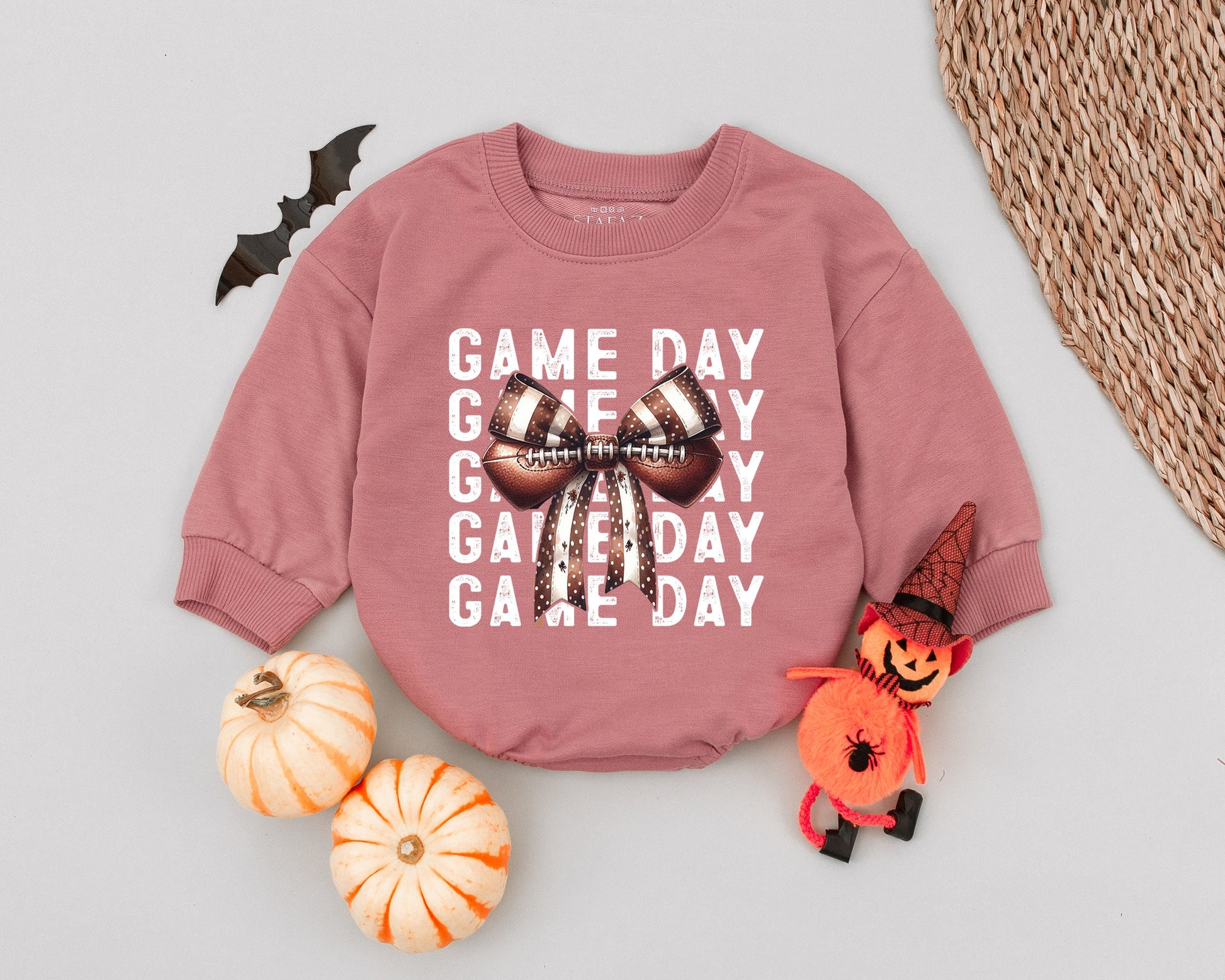 Autumn Football Baby Outfit: Cute Romper & Trendy Bodysuit Ensemble  
