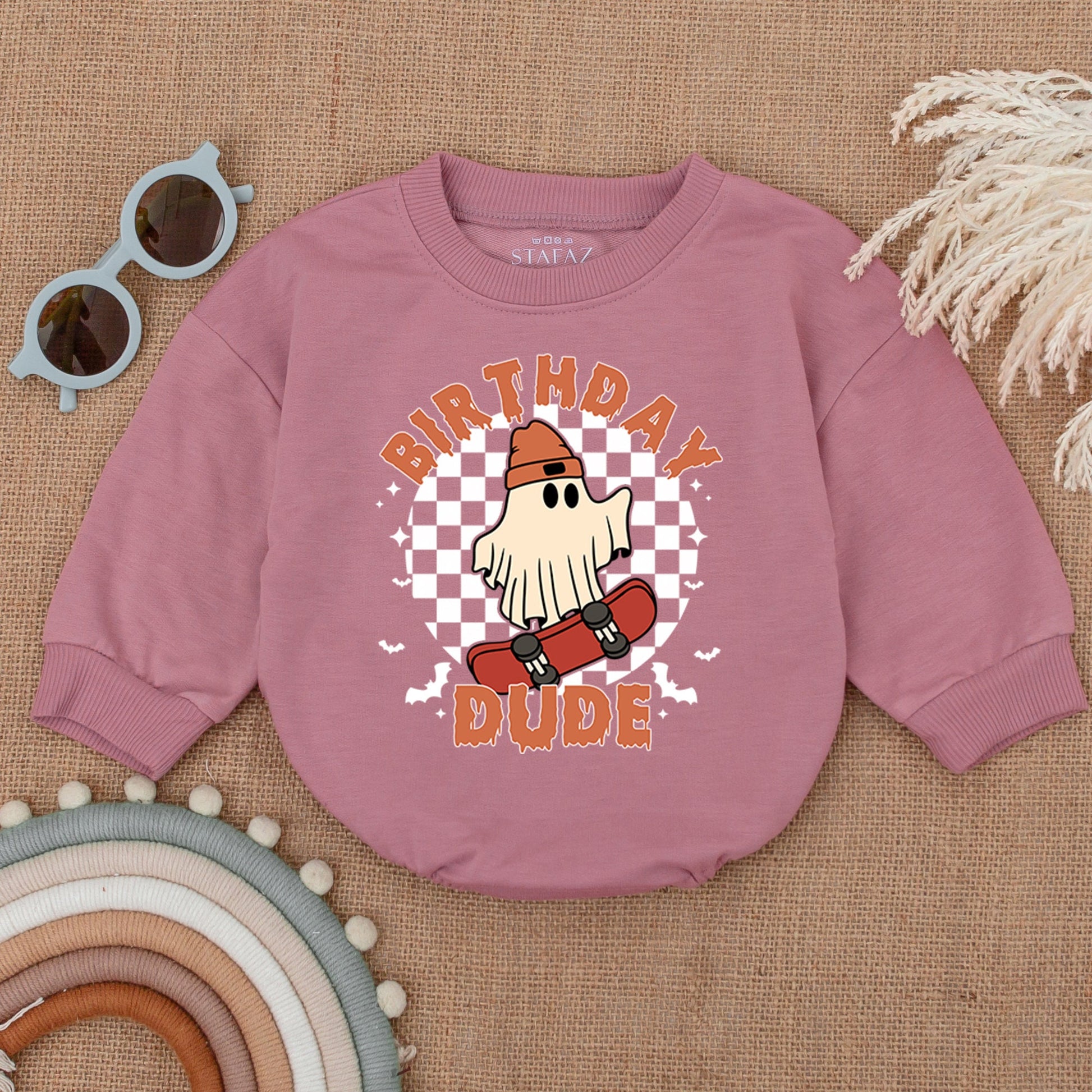 First Halloween Bubble Romper: Gender Neutral Baby Halloween Outfit