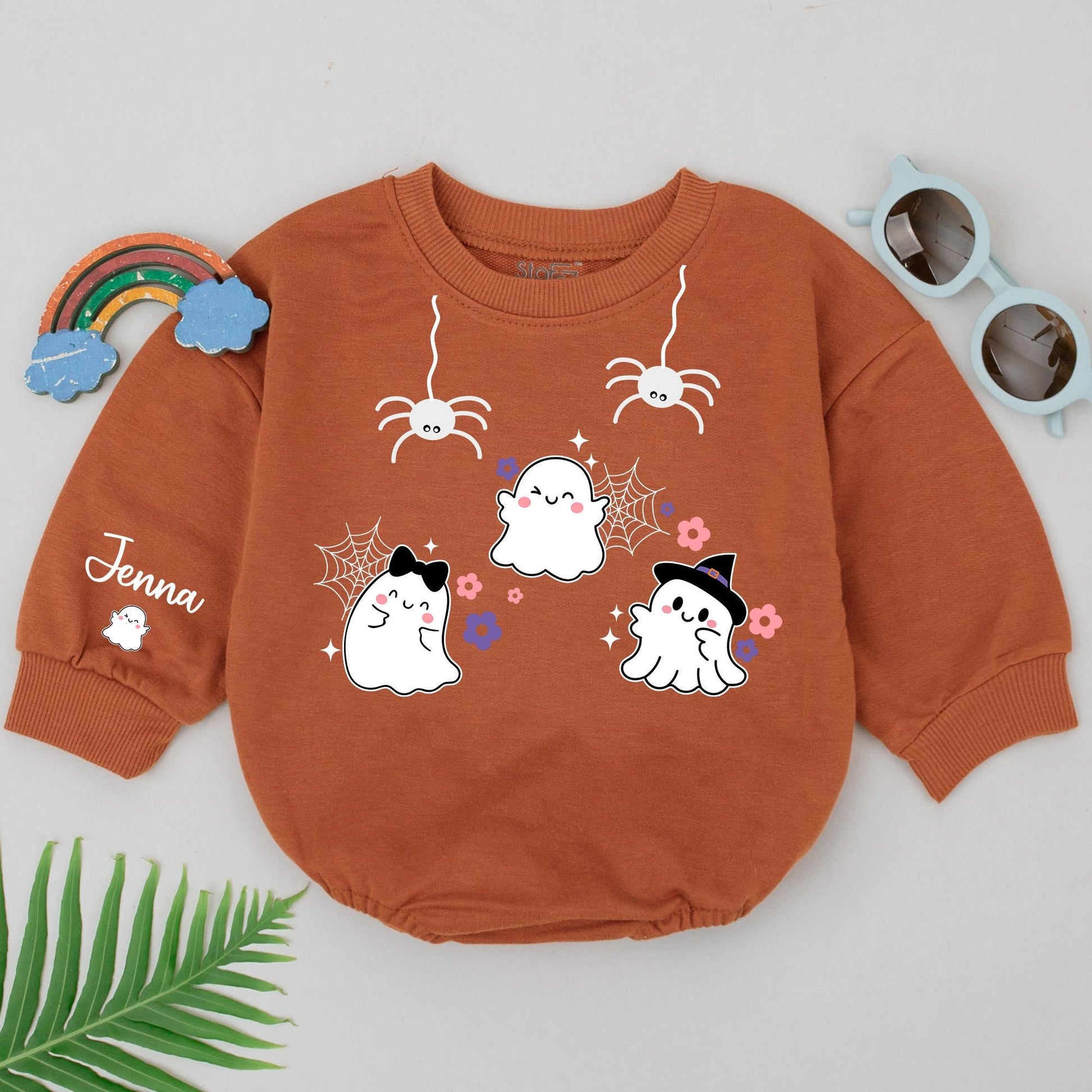 Custom Little Boo Baby Romper - First Halloween Outfit & Gift