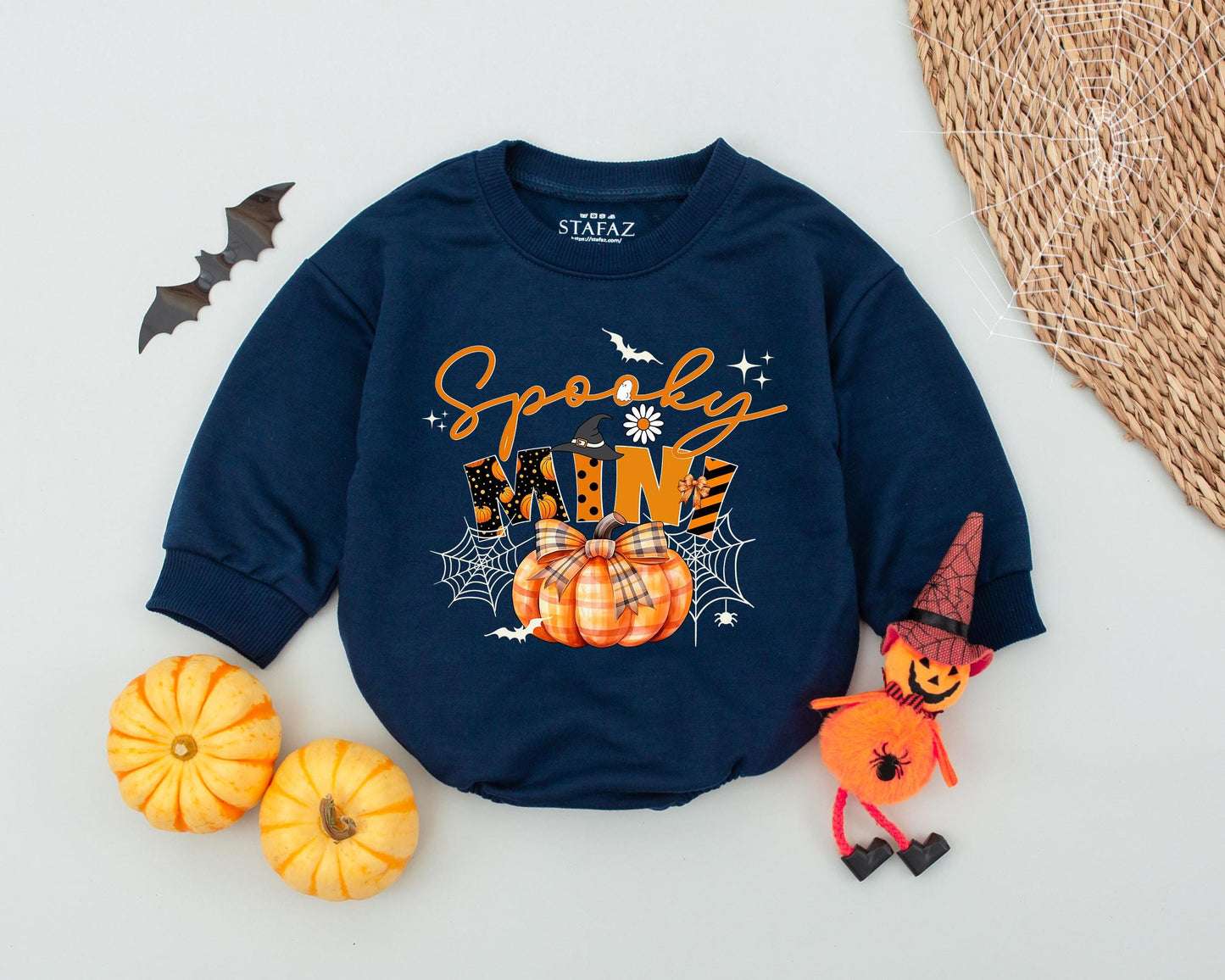 Retro Spooky Mama & Me Sweaters: Custom Halloween Family Outfit