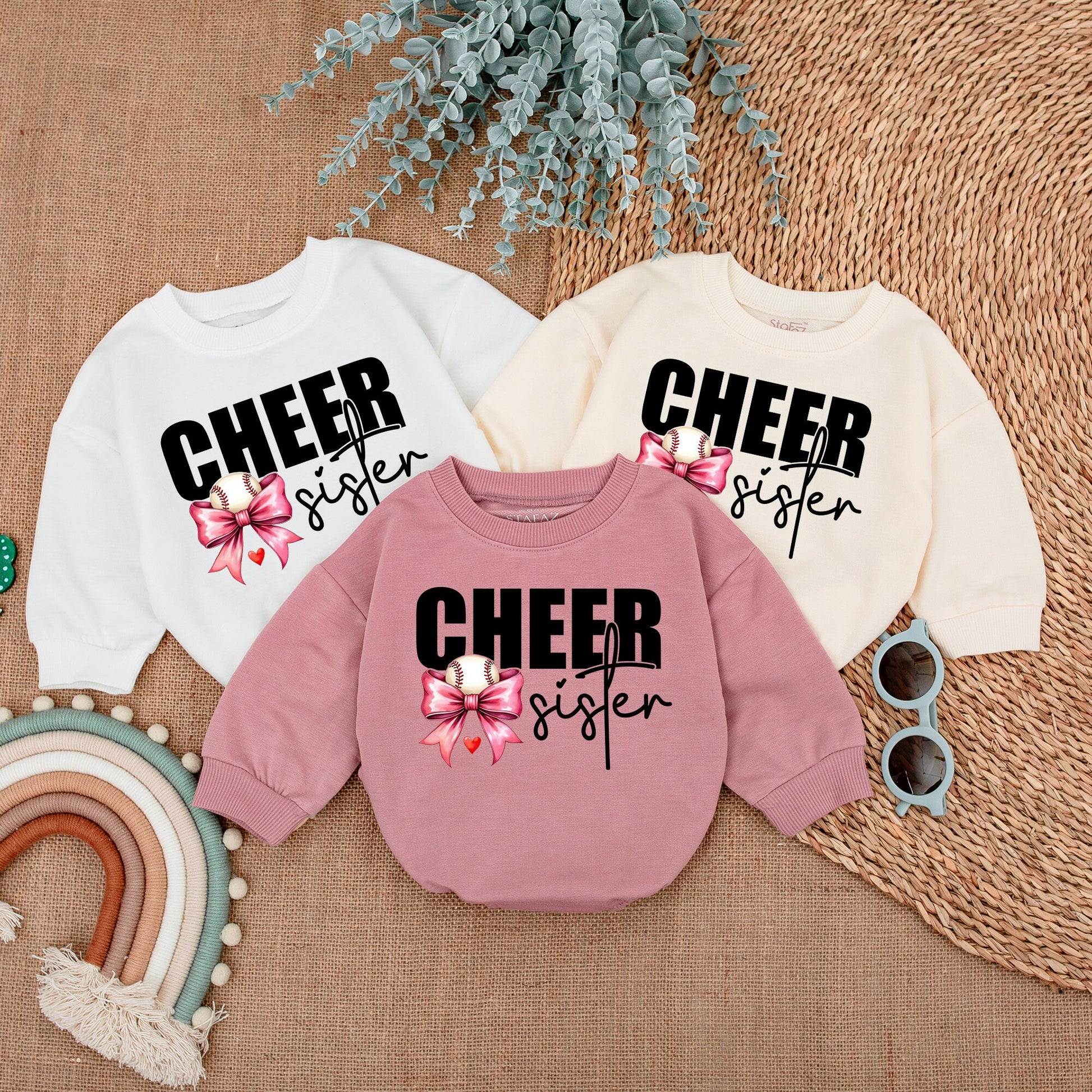Baseball Sis Bubble Romper | Baby Girl Outfit | Newborn Gift Idea