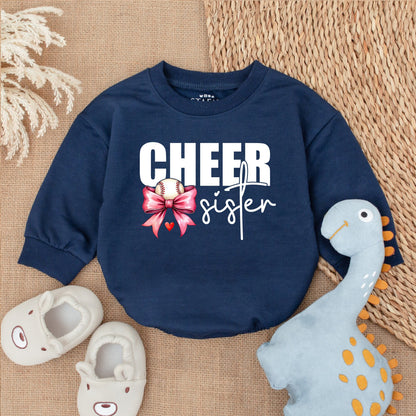 Baseball Sis Bubble Romper | Baby Girl Outfit | Newborn Gift Idea