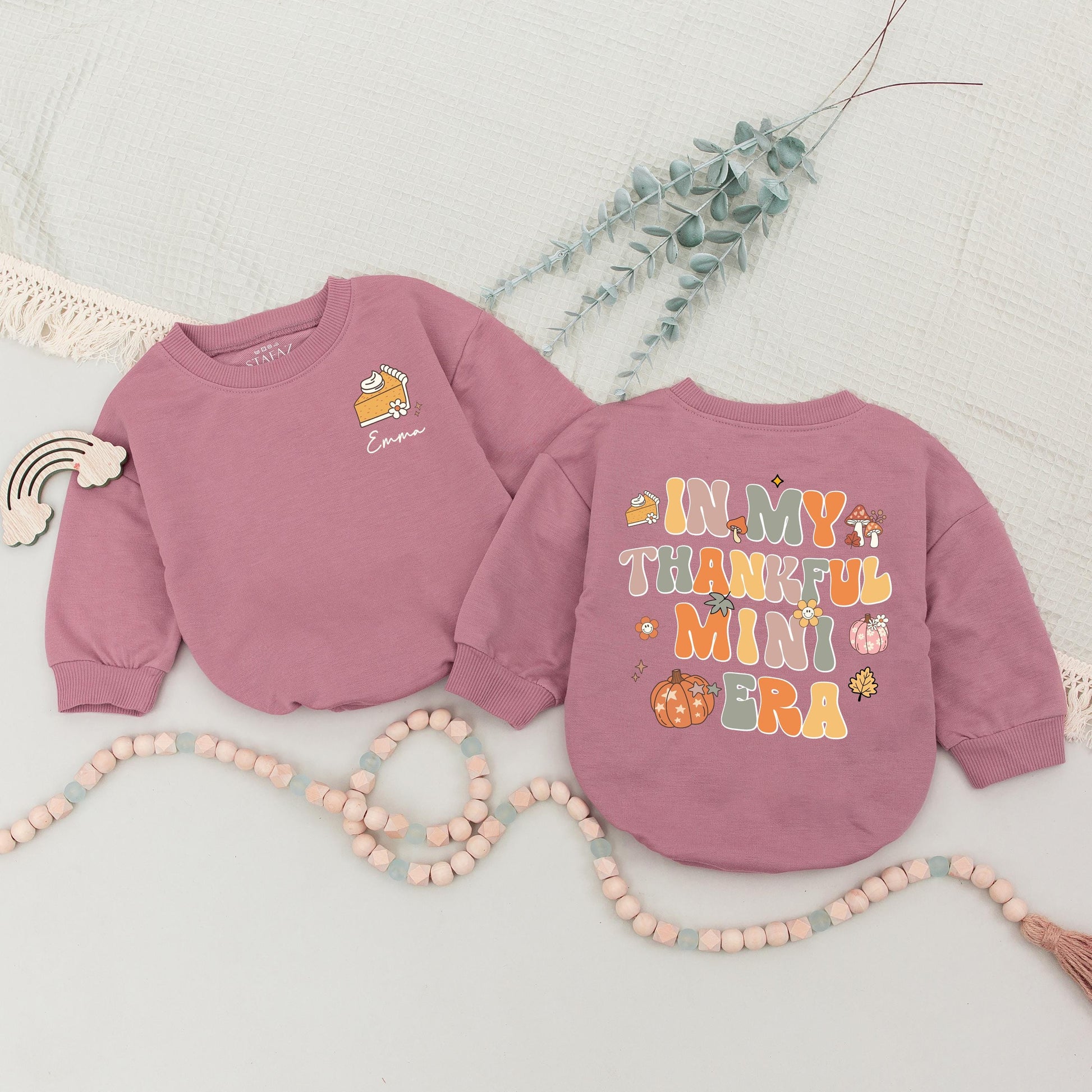 Matching Fall Outfits: Cozy Thanksgiving Sweater & Baby Romper