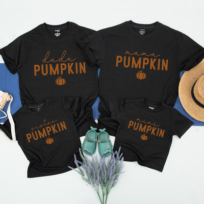 Family Pumpkin Shirts: Mommy & Me Fall Outfits for Thanksgiving Fun