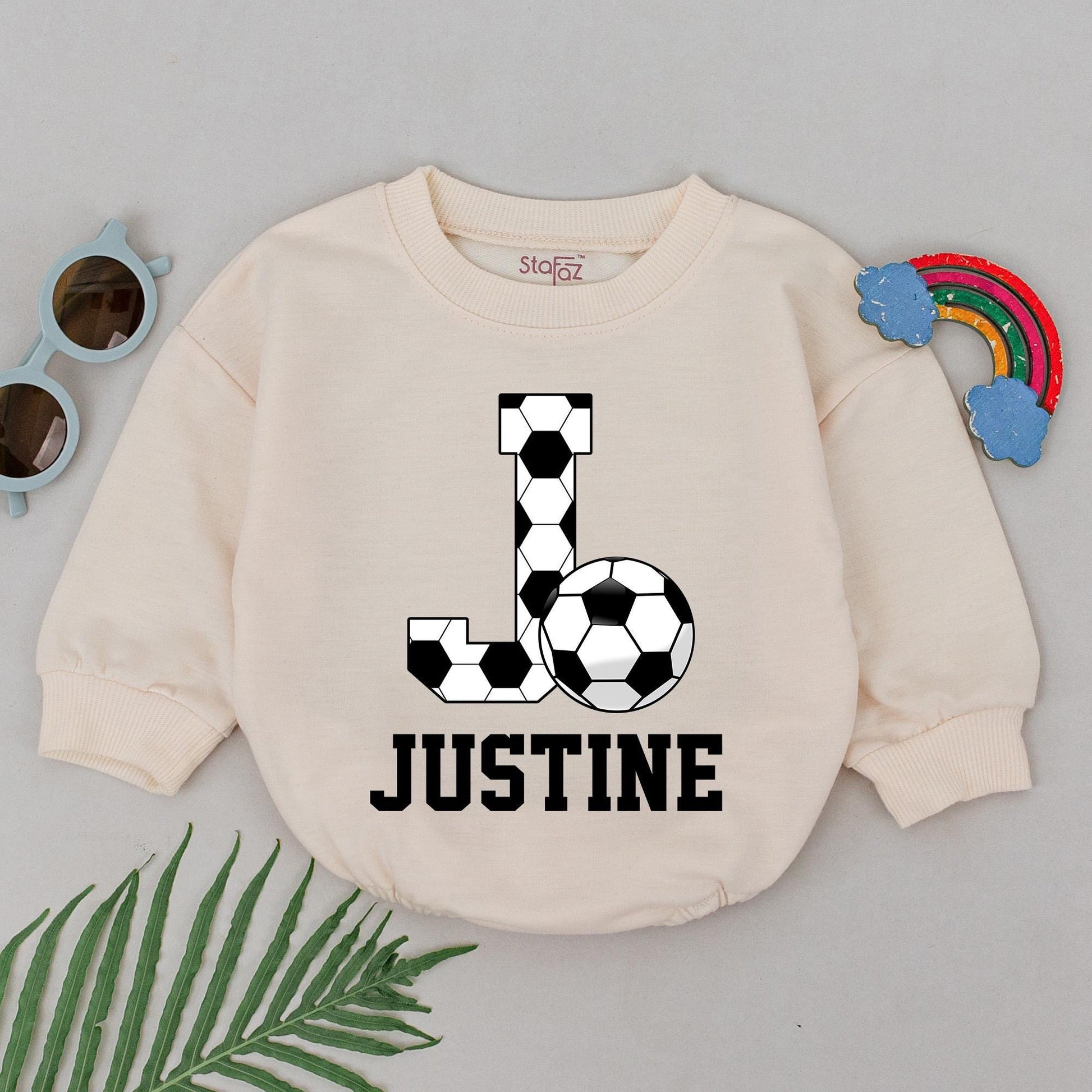 Custom Soccer Romper for Baby - Game Day & Father's Day Outfit