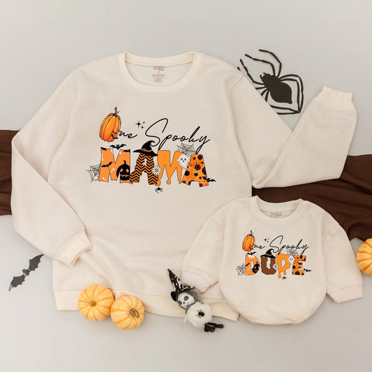 Retro Halloween Family Sweaters: Matching Spooky Season Outfits