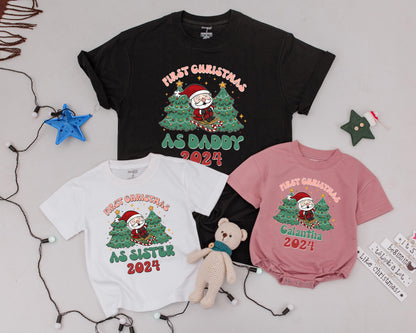 Matching Family Christmas Shirts: Personalized Vintage Xmas Apparel