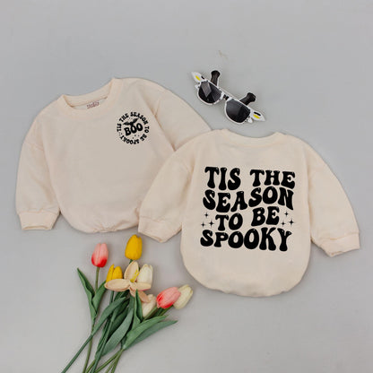 First Halloween Ghost Romper Bodysuit - Cute Baby Fall Outfit
