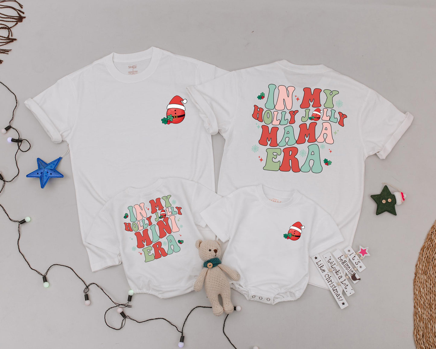 Holly Jolly Christmas Shirts: Personalized Family Matching Outfits