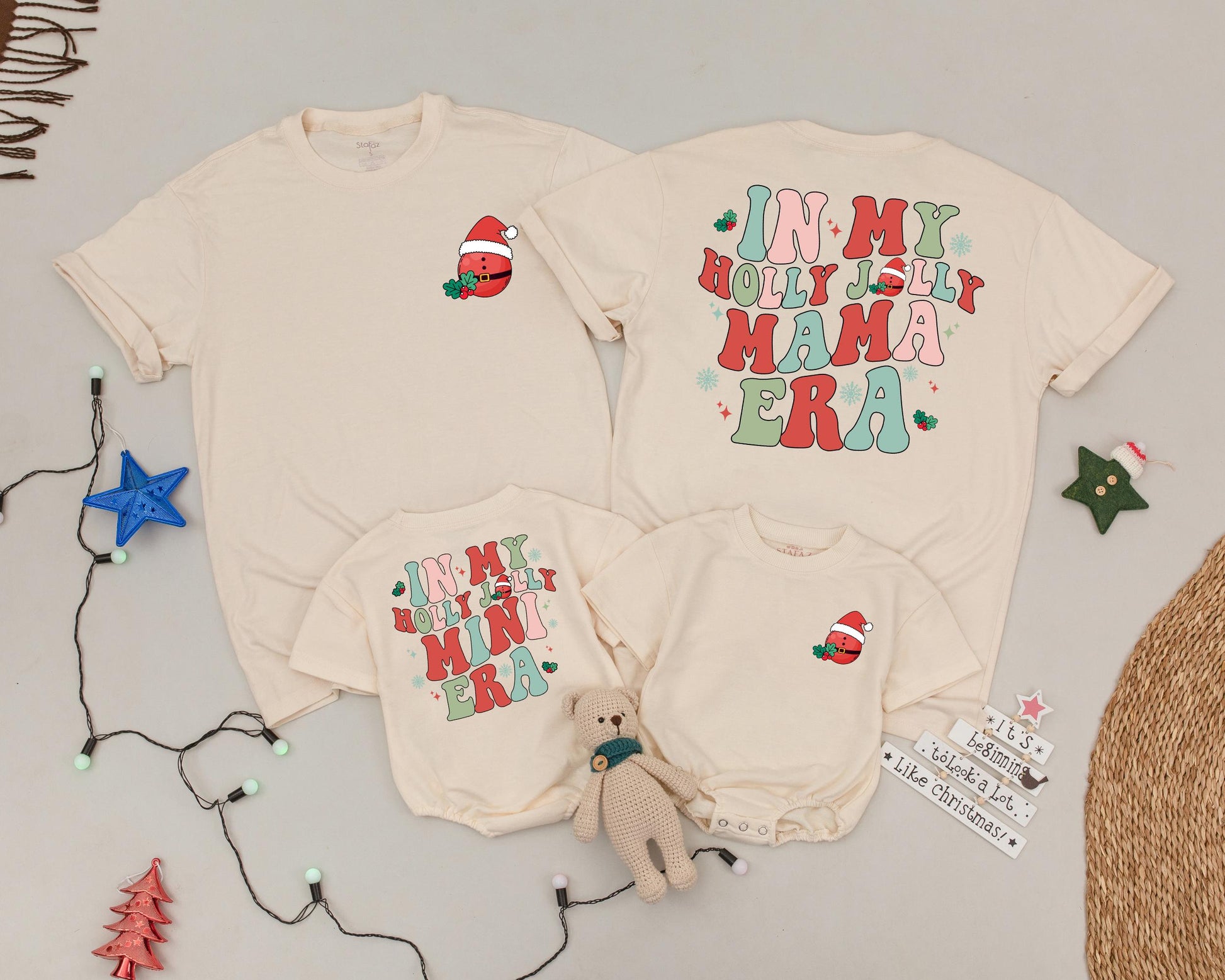 Holly Jolly Christmas Shirts: Personalized Family Matching Outfits