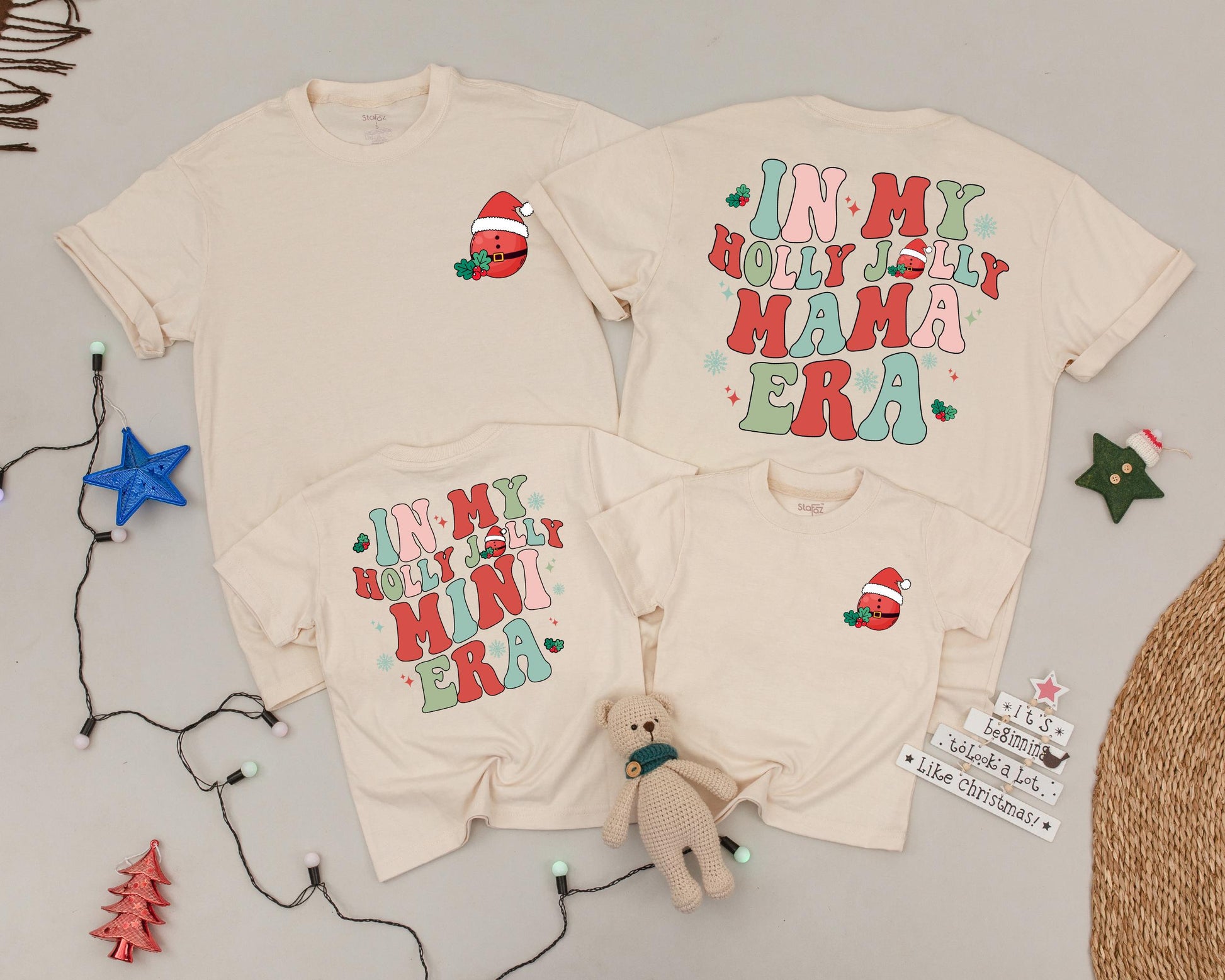 Holly Jolly Christmas Shirts: Personalized Family Matching Outfits