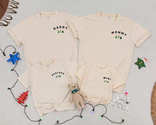 Personalized Vintage Christmas Shirts: Matching Family & Mommy and Me