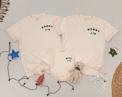 Personalized Vintage Christmas Shirts: Matching Family & Mommy and Me