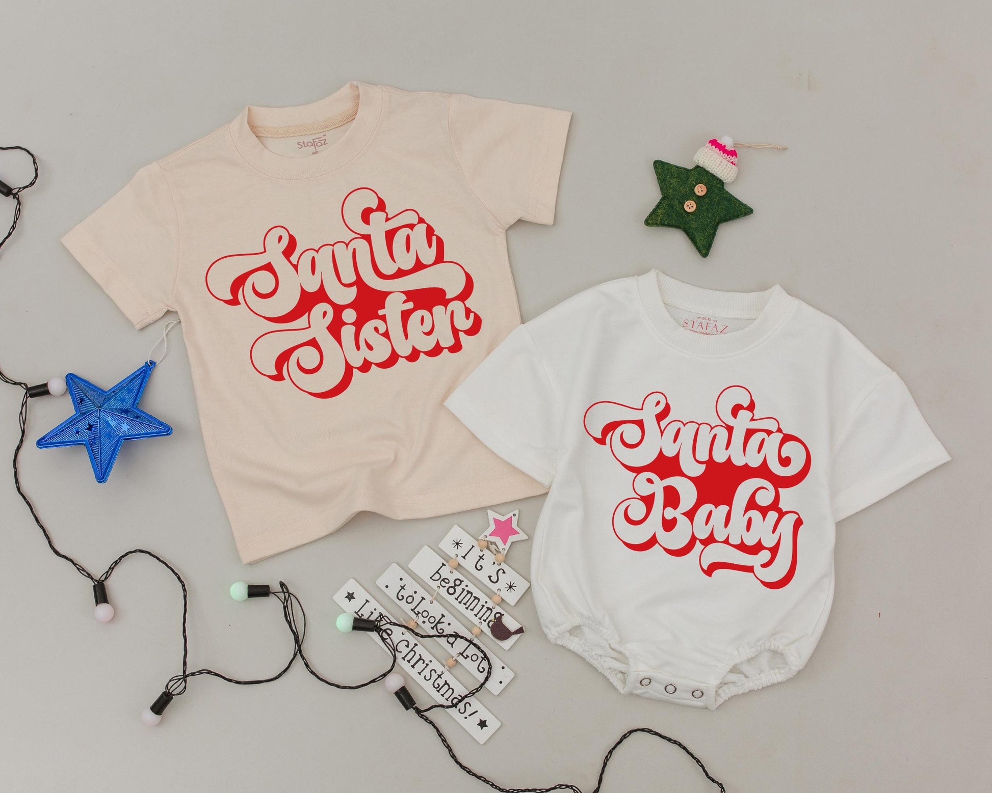 Matching Family Christmas Shirts, Personalized Vintage Holiday Outfits