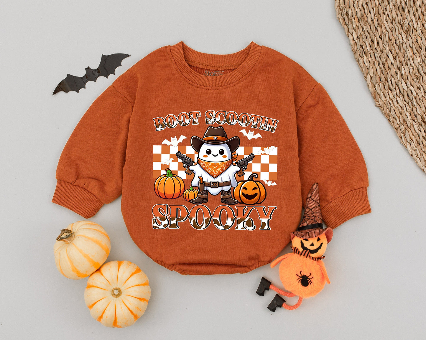 Western Cowboy Baby Romper: Spooky Halloween Outfit for Babies